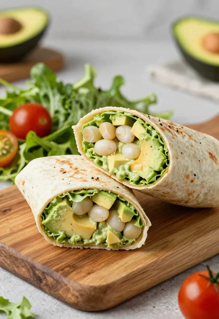 12 Healthy Dinner Ideas for Simple Weeknight Meals - 11. Avocado and White Bean Wraps