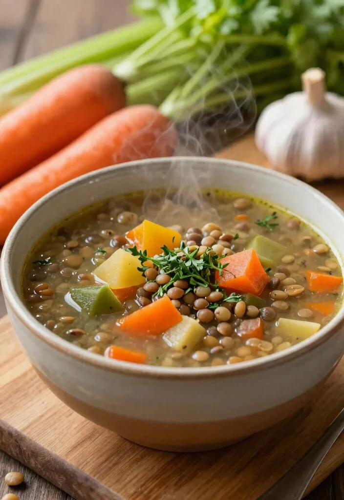 12 Healthy Dinner Ideas for Simple Weeknight Meals - 4. Vegetable and Lentil Soup