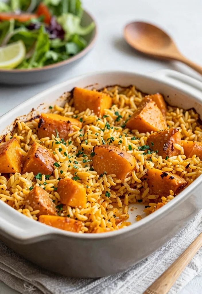 12 Healthy Rice Recipes for Easy Balanced Meals - 5. Sweet Potato and Rice Casserole