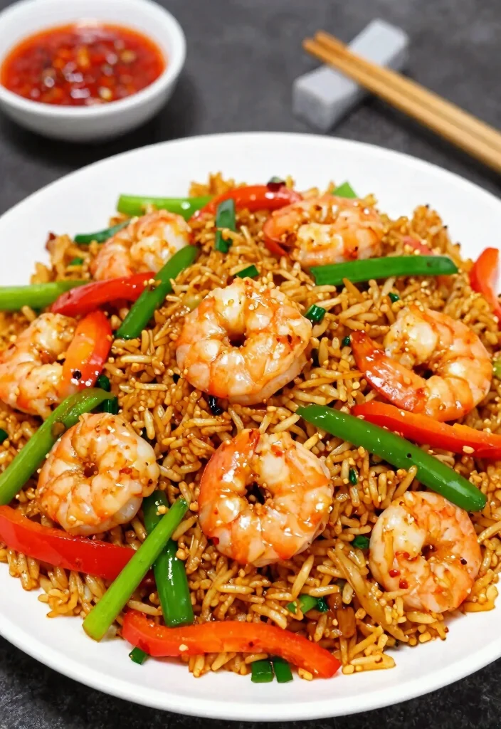 12 Healthy Rice Recipes for Easy Balanced Meals - 6. Spicy Stir-Fried Rice with Shrimp