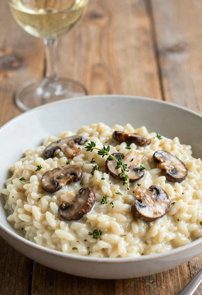 12 Healthy Rice Recipes for Easy Balanced Meals - 7. Mushroom Risotto with Thyme