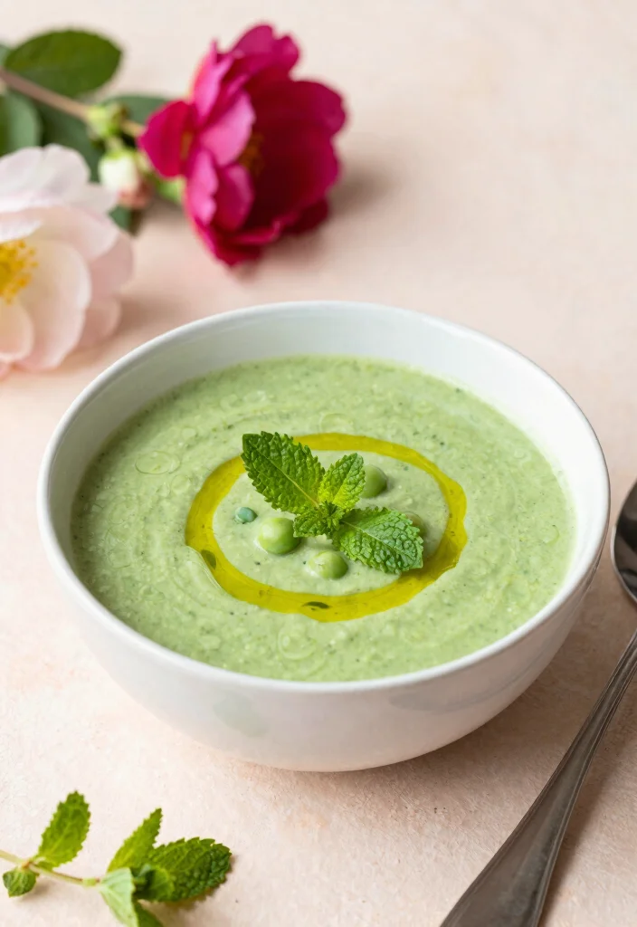 12 Healthy Soup Recipes for Light Nourishing Meals 11. Pea and Mint Soup