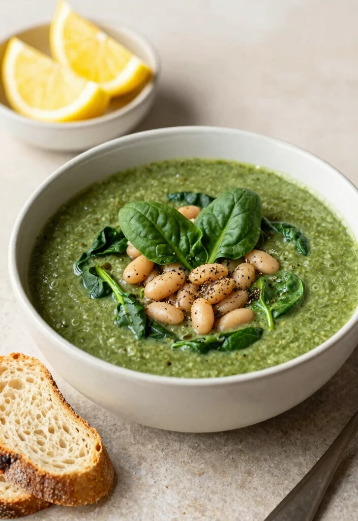 12 Healthy Soup Recipes for Light Nourishing Meals 4. Spinach and White Bean Soup