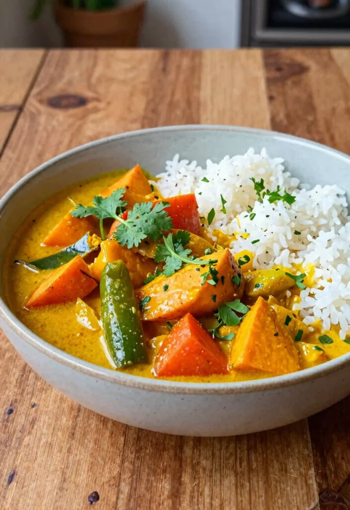 12 Healthy Sweet Potato Recipes for Wholesome Dinners 67 12 Healthy Sweet Potato Recipes for Wholesome Dinners - 7. Thai Sweet Potato Curry