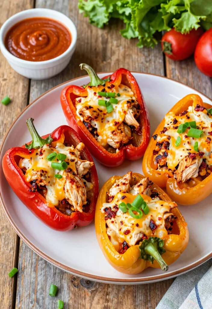 12 Keto Chicken Recipes for Flavor Packed Dinners 122 12 Keto Chicken Recipes for Flavor Packed Dinners 12. Buffalo Chicken Stuffed Peppers