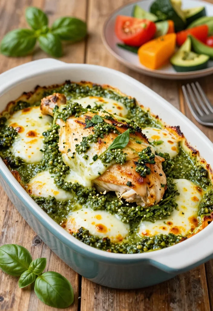 12 Keto Chicken Recipes for Flavor Packed Dinners 78 12 Keto Chicken Recipes for Flavor Packed Dinners 8. Baked Pesto Chicken