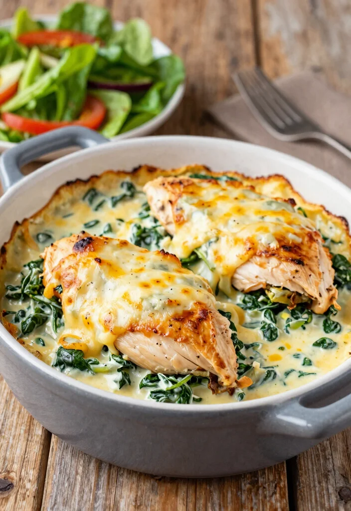 12 Keto Chicken Recipes for Flavor Packed Dinners 89 12 Keto Chicken Recipes for Flavor Packed Dinners 9. Creamy Spinach and Artichoke Chicken