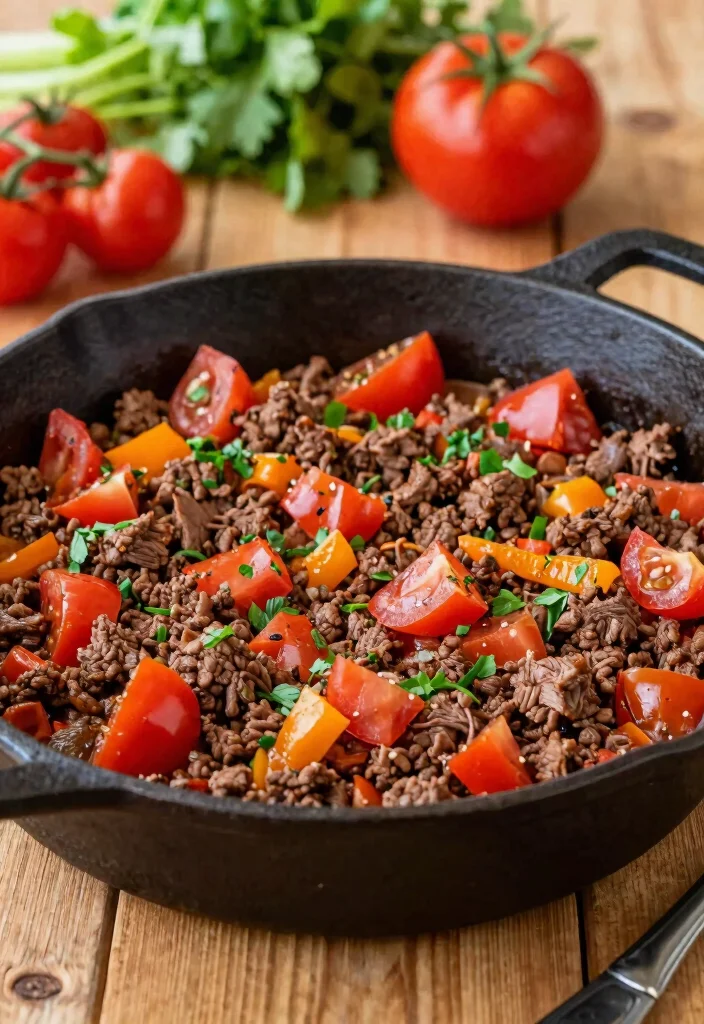 12 Keto Ground Beef Recipes for Quick Filling Meals - 9. Italian Beef Skillet