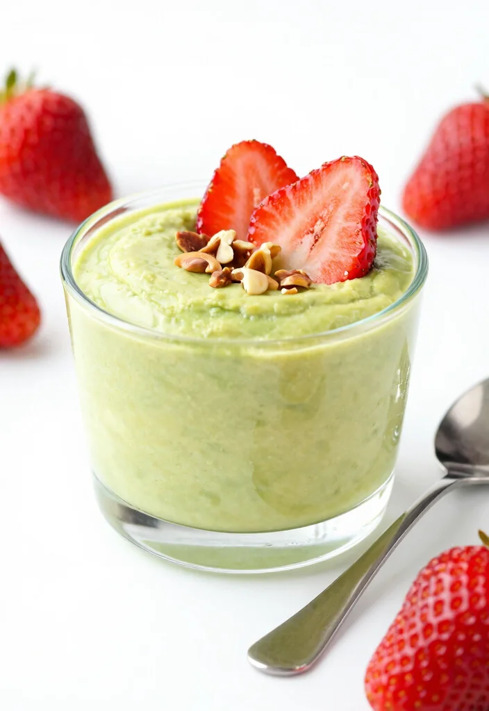 12 Strawberry Dessert Recipes with Fresh Bright Flavor - 8. Strawberry Avocado Mousse