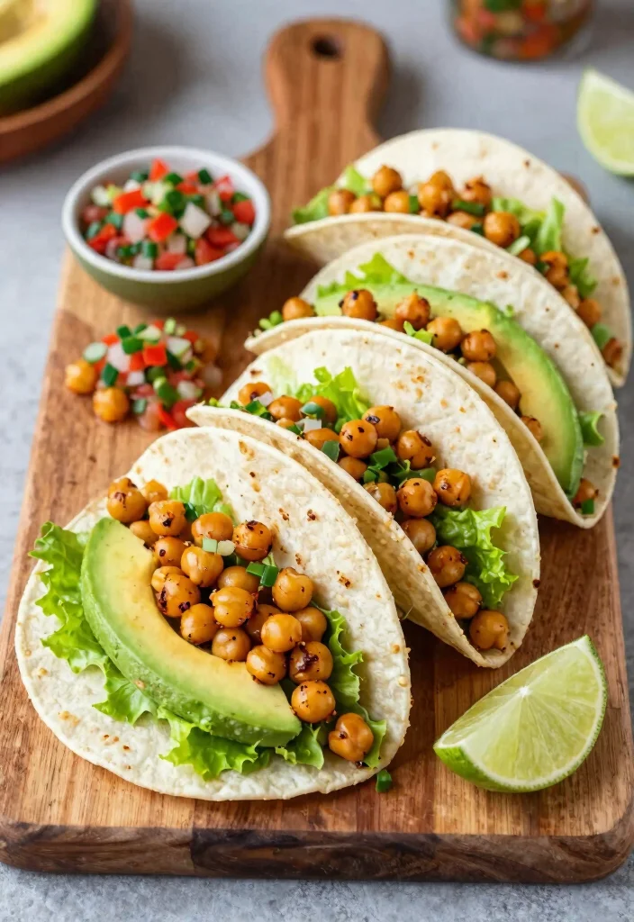 12 Vegan Chickpea Recipes for Easy Protein Rich Meals 3. Chickpea Tacos