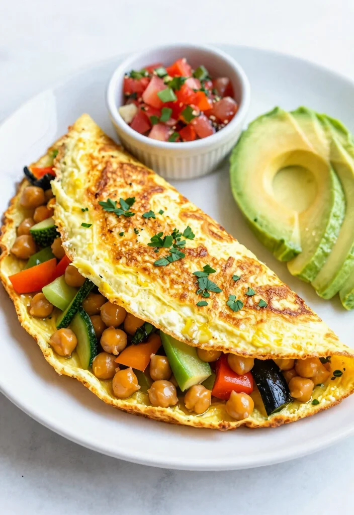 12 Vegan Chickpea Recipes for Easy Protein Rich Meals 9. Chickpea Omelette