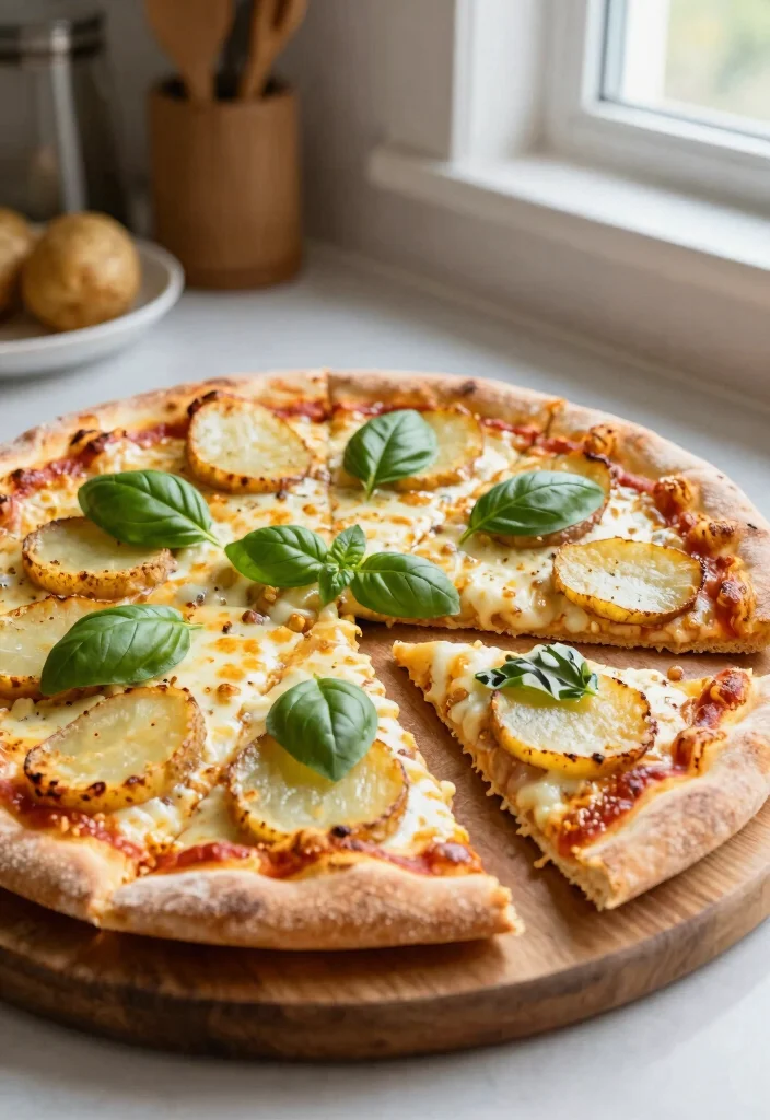 12 Vegan Potato Recipes for Comforting Budget Friendly Dishes - 11. Vegan Potato Pizza