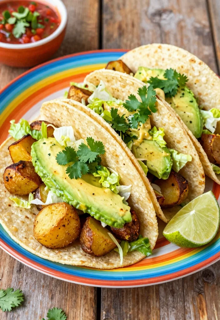 12 Vegan Potato Recipes for Comforting Budget Friendly Dishes - 3. Vegan Potato Tacos