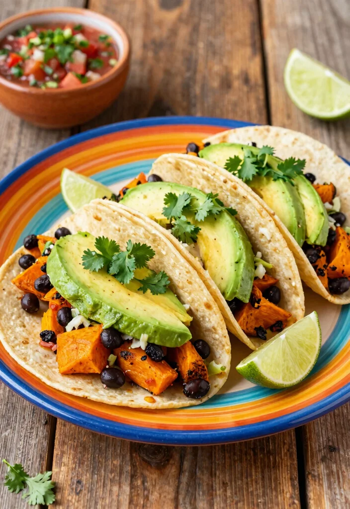 12 Vegan Supper Recipes for Easy Plant Based Meals - 5. Sweet Potato & Black Bean Tacos