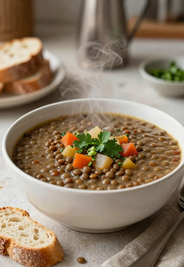 12 Vegan Supper Recipes for Easy Plant Based Meals - 8. Hearty Lentil Soup