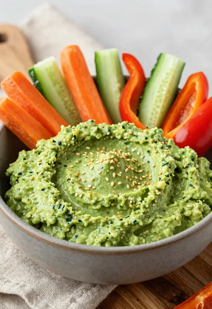 12 Vegetarian Keto Recipes for Low Carb Balance - 3. Creamy Avocado Spinach Dip