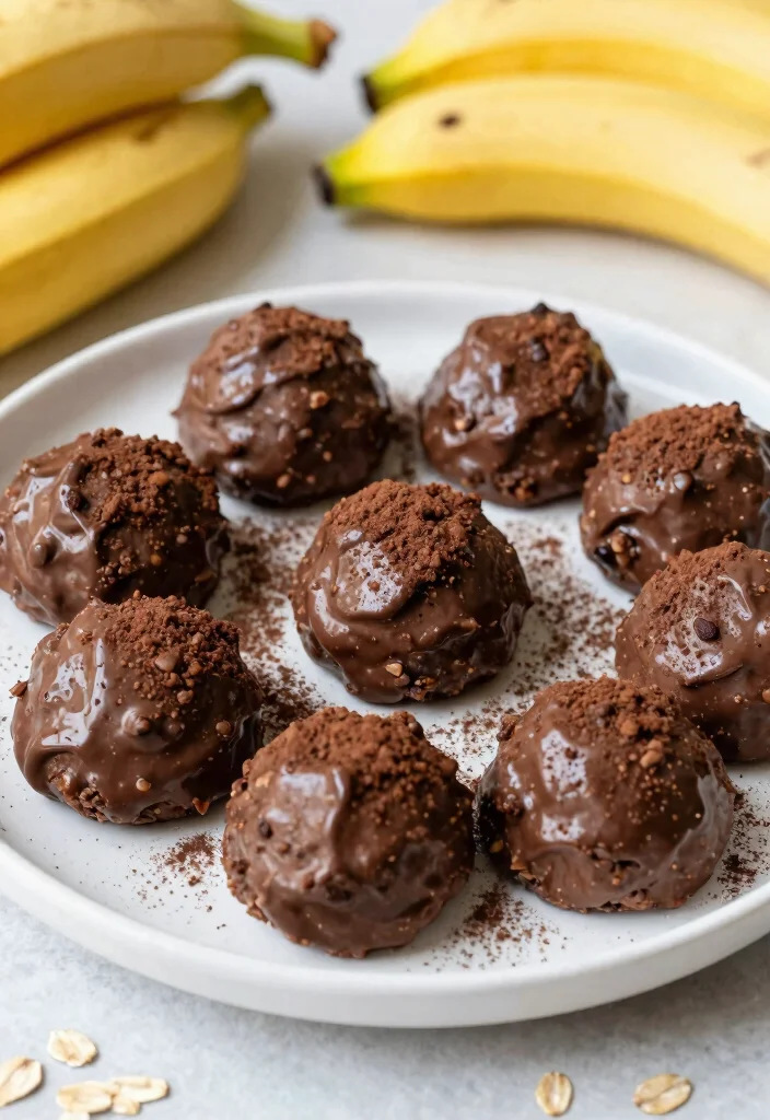 12 Wholefood Vegan Recipes for Natural Plant Based Meals - 12. Chocolate Banana Energy Bites