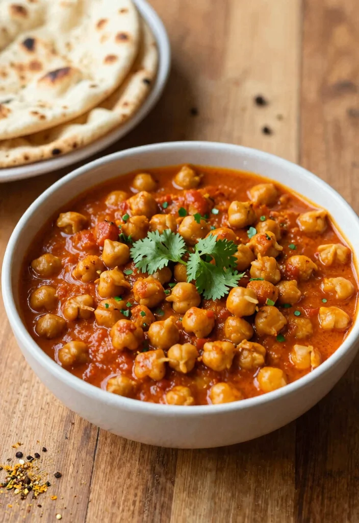 14 Asian Healthy Recipes with Fresh Flavorful Dishes - 11. Indian Chickpea Curry