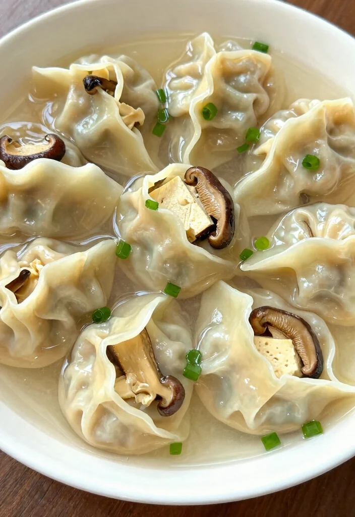 14 Asian Healthy Recipes with Fresh Flavorful Dishes - 14. Hong Kong Style Vegan Wontons