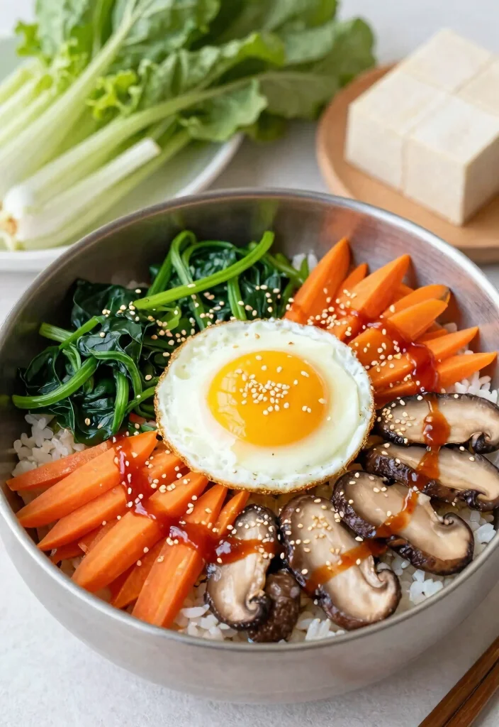 14 Asian Healthy Recipes with Fresh Flavorful Dishes - 5. Korean Bibimbap