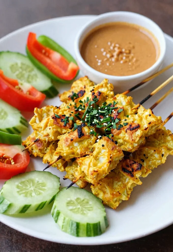 14 Asian Healthy Recipes with Fresh Flavorful Dishes - 8. Indonesian Tempeh Satay