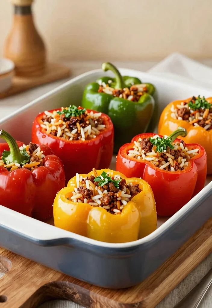 14 Budget Friendly Dinner Recipes That Still Taste Great - 7. Stuffed Bell Peppers