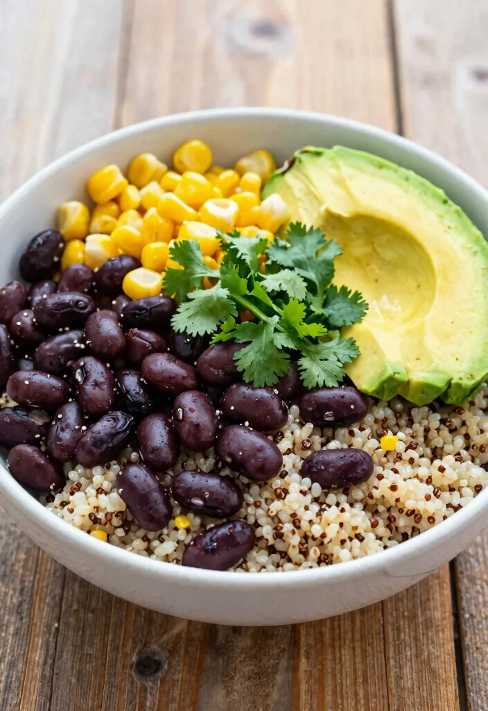 14 Healthy Dishes Recipes Full of Flavor and Balance - 1. Quinoa & Black Bean Bowls