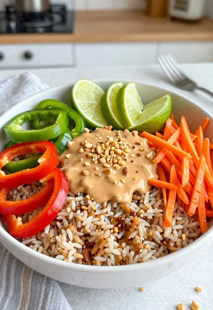 14 Healthy Dishes Recipes Full of Flavor and Balance - 11. Thai Peanut Buddha Bowl