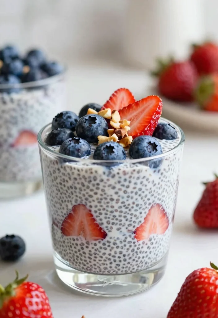 14 Healthy Dishes Recipes Full of Flavor and Balance - 14. Berry Chia Pudding