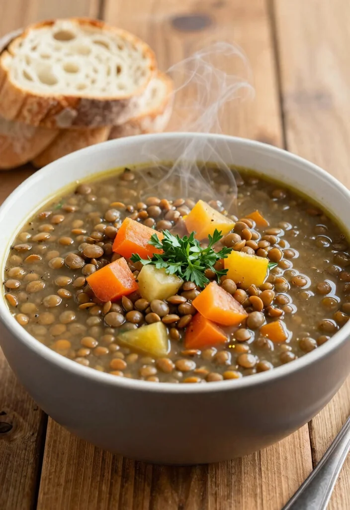 14 Low Calorie Dinner Recipes for Light Satisfying Meals - 12. Vegetable Lentil Soup