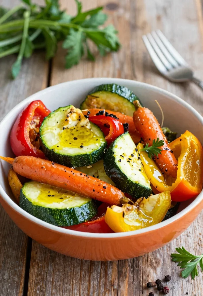 14 Low Calorie Dinner Recipes for Light Satisfying Meals - 14. Roasted Vegetable Bowl