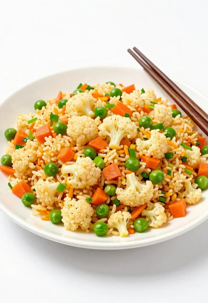 14 Low Calorie Dinner Recipes for Light Satisfying Meals - 5. Cauliflower Fried Rice
