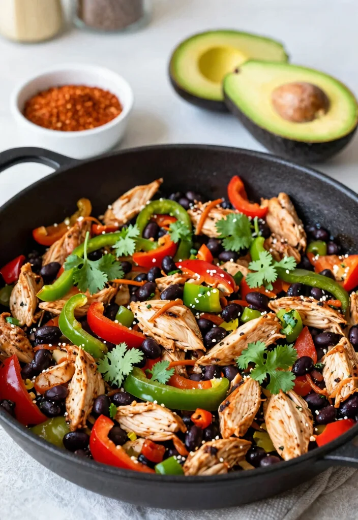 10 Easy Chicken Keto Recipes for Busy Nights 4. Southwest Chicken Skillet 0