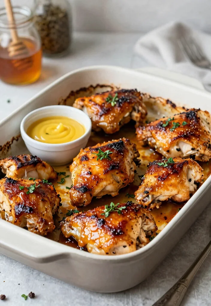 10 Easy Chicken Keto Recipes for Busy Nights 5. Honey Mustard Chicken Thighs 0