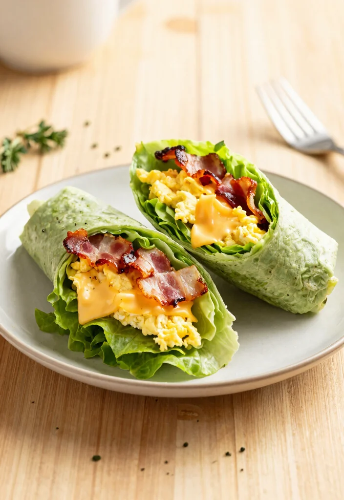 10 Easy Keto Recipes for Beginners at Home 10. Egg and Cheese Breakfast Wrap 0
