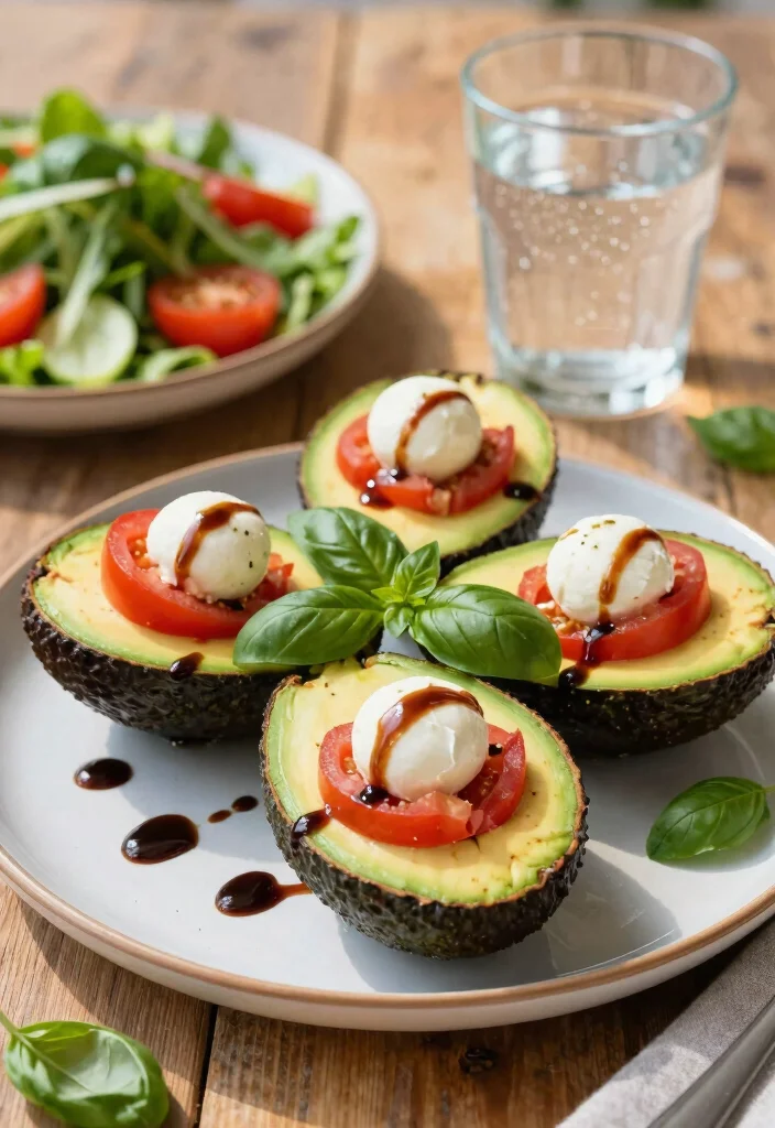 10 Easy Low Carb Keto Dinner Recipes for Weeknights 34 10 Easy Low Carb Keto Dinner Recipes for Weeknights 4. Caprese Stuffed Avocados 0