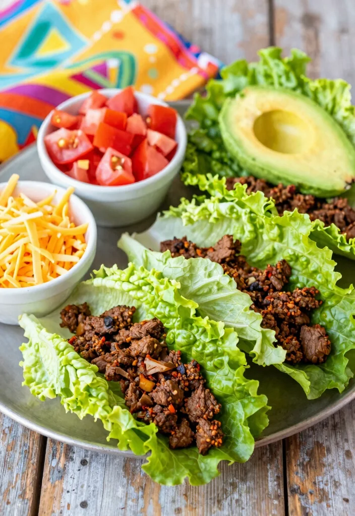 10 Easy Low Carb Keto Dinner Recipes for Weeknights 57 10 Easy Low Carb Keto Dinner Recipes for Weeknights 7. Taco Lettuce Wraps 0
