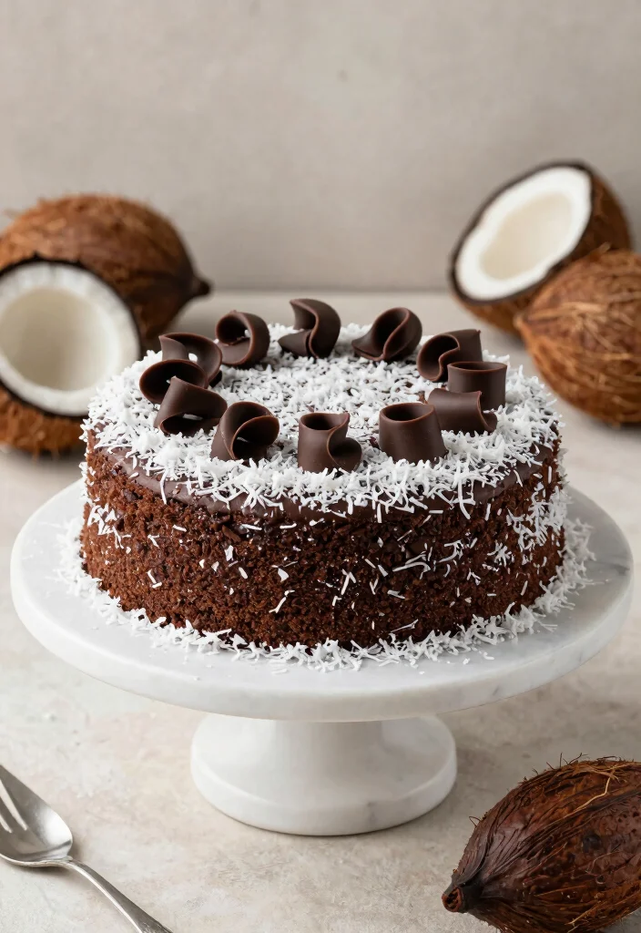 10 Easy Vegan Cake Recipes for Quick Sweet Baking 60 10 Easy Vegan Cake Recipes for Quick Sweet Baking 10. Simple Chocolate Coconut Cake 0