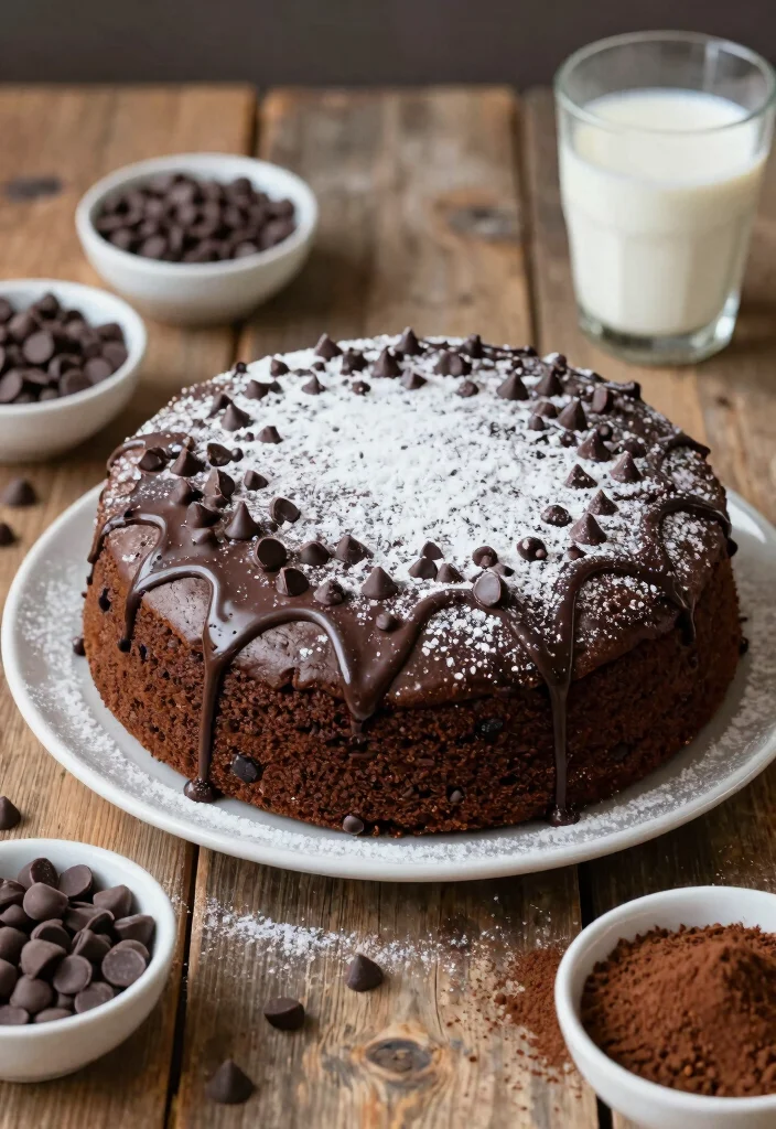 10 Easy Vegan Cake Recipes for Quick Sweet Baking 25 10 Easy Vegan Cake Recipes for Quick Sweet Baking 5. Rich and Creamy Chocolate Chip Cake 0