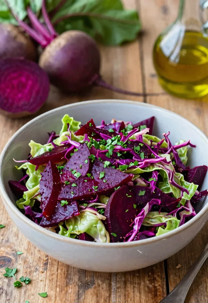 10 Healthy Coleslaw Recipes for Light Sides 7. Roasted Beet and Cabbage Slaw 0