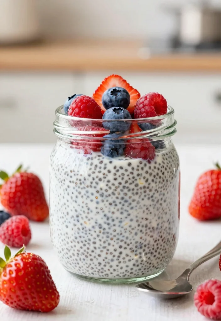 10 Healthy Dessert Recipes for Guilt Free Sweets 2. Chia Seed Pudding with Mixed Berries 0