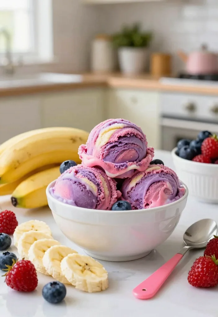 10 Healthy Ninja Ice Cream Recipes for Sweet Treats 1 10 Healthy Ninja Ice Cream Recipes for Sweet Treats 1. Banana Berry Swirl Ice Cream 0