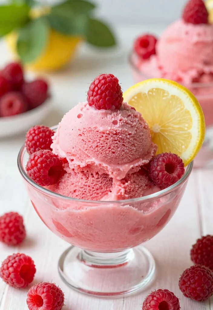 10 Healthy Ninja Ice Cream Recipes for Sweet Treats 60 10 Healthy Ninja Ice Cream Recipes for Sweet Treats 10. Raspberry Lemonade Sorbet 0