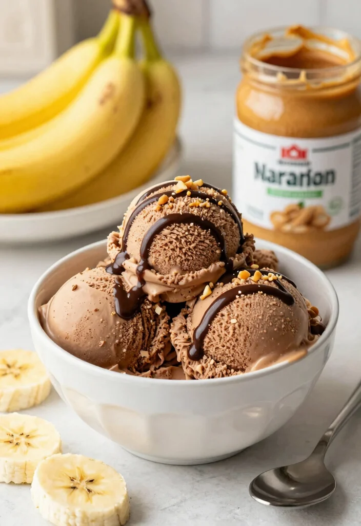 10 Healthy Ninja Ice Cream Recipes for Sweet Treats 24 10 Healthy Ninja Ice Cream Recipes for Sweet Treats 4. Chocolate Banana Peanut Butter Bliss 0