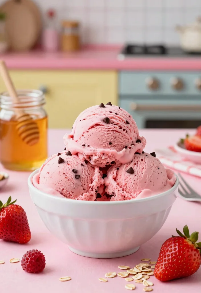 10 Healthy Ninja Ice Cream Recipes for Sweet Treats 25 10 Healthy Ninja Ice Cream Recipes for Sweet Treats 5. Strawberry Oatmeal Cookie Dough Ice Cream 0