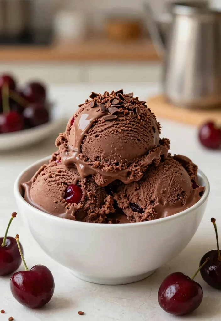 10 Healthy Ninja Ice Cream Recipes for Sweet Treats 48 10 Healthy Ninja Ice Cream Recipes for Sweet Treats 8. Chocolate Cherry Delight 0