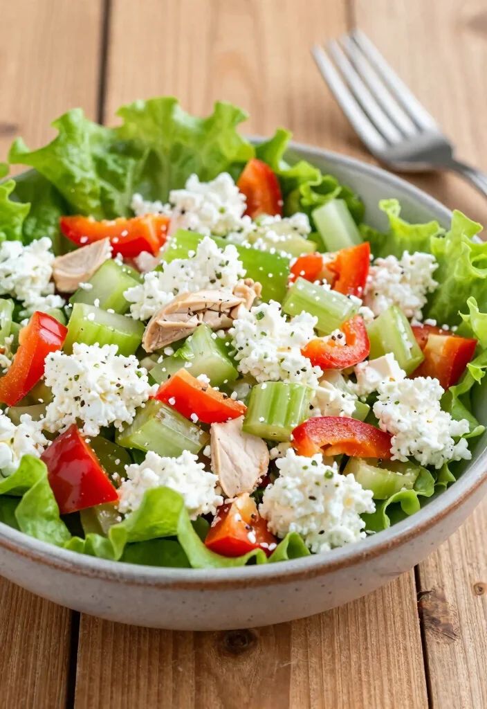 10 Keto Cottage Cheese Recipes for High Protein Meals 36 10 Keto Cottage Cheese Recipes for High Protein Meals 6. Cottage Cheese and Chicken Salad 0