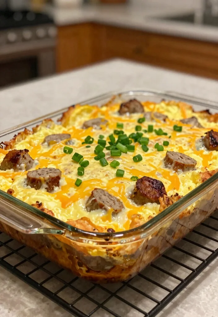 10 Keto Cream Cheese Recipes for Rich Savory Dishes 6. Cream Cheese and Sausage Breakfast Bake 0