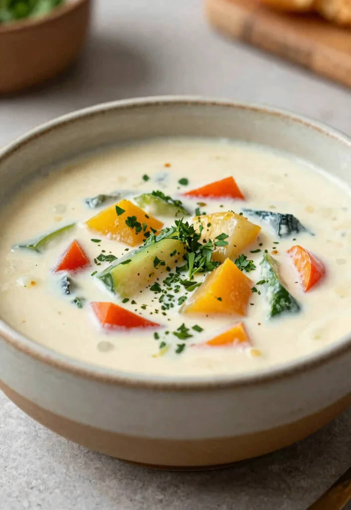 10 Keto Cream Cheese Recipes for Rich Savory Dishes 7. Cream Cheese Vegetable Soup 0