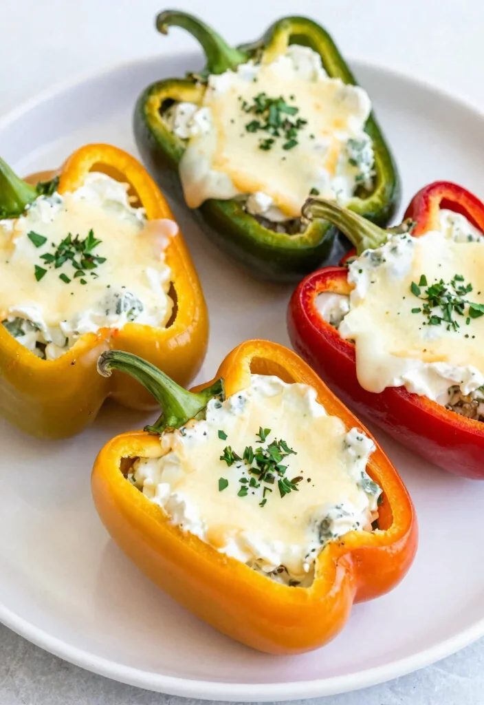 10 Keto Cream Cheese Recipes for Rich Savory Dishes 9. Cream Cheese Stuffed Bell Peppers 0